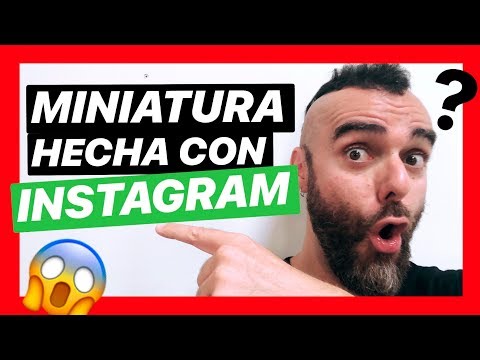 Cómo hacer MINIATURAS PARA YOUTUBE con INSTAGRAM y tu MÓVIL 📱 (en 5 minutos)