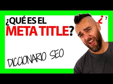 ¿Qué es la etiqueta META TITLE?