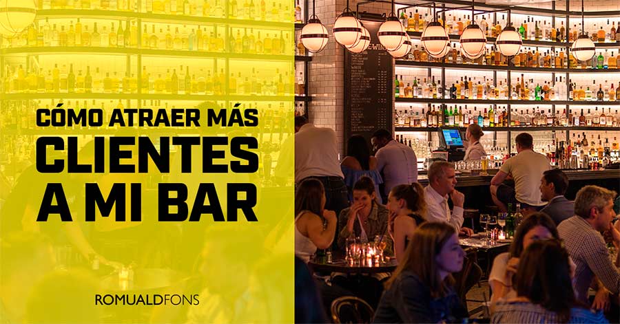 Atraer clientes a mi bar