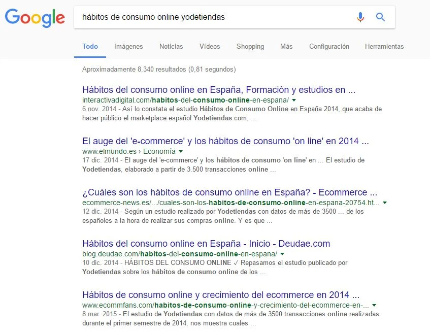 Estudio con datos enlazado