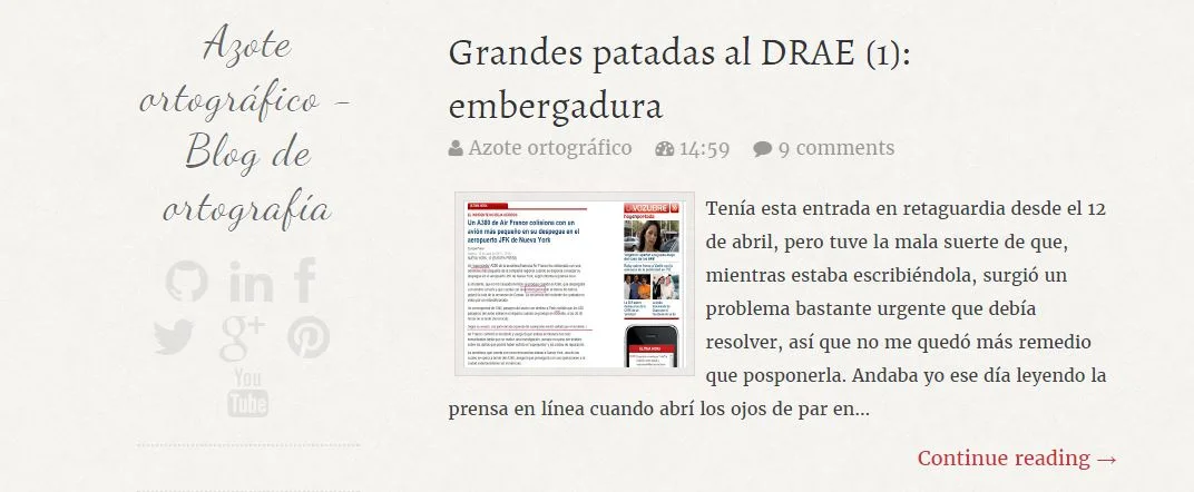 Faltas de ortografía