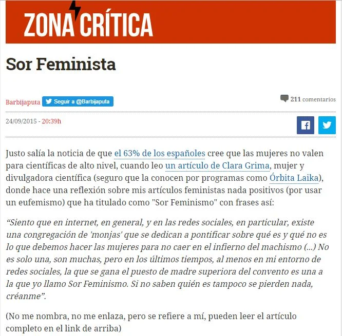 Sor Feminista