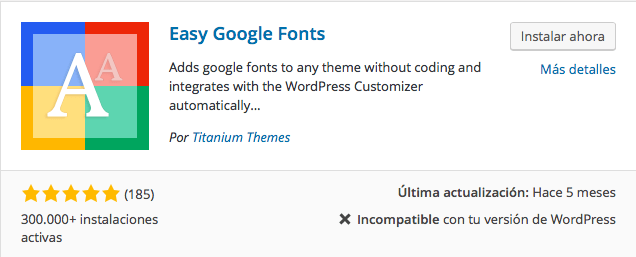 plugin easy google fonts