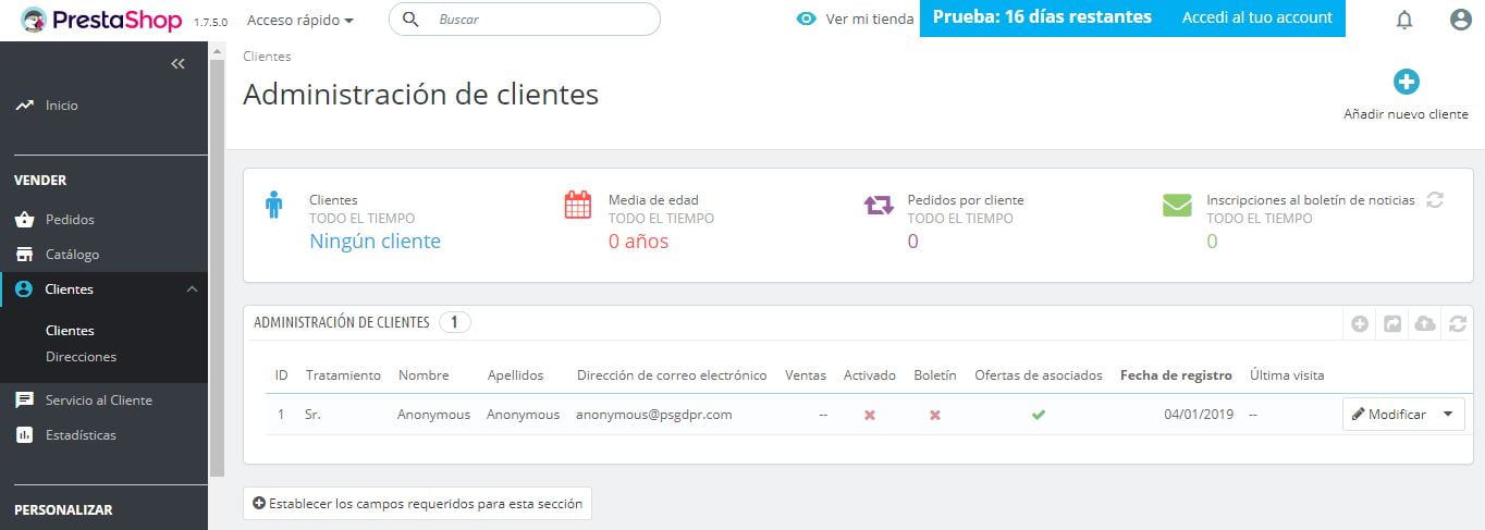 clientes prestashop ready