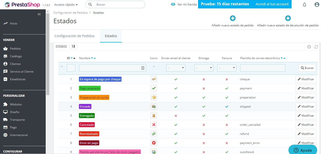 estados pedidos prestashop ready
