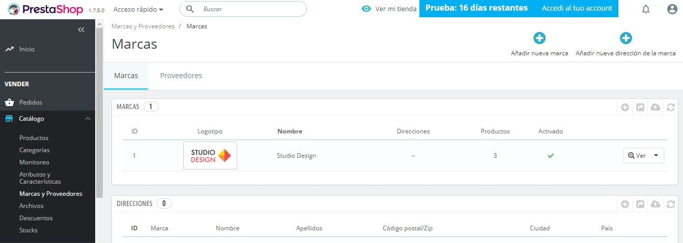 marcas y proveedores prestashop ready