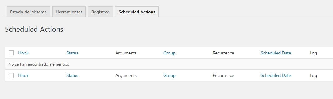 Acciones programadas Woocommerce
