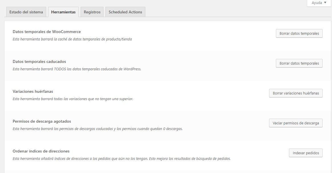 herramientas woocommerce