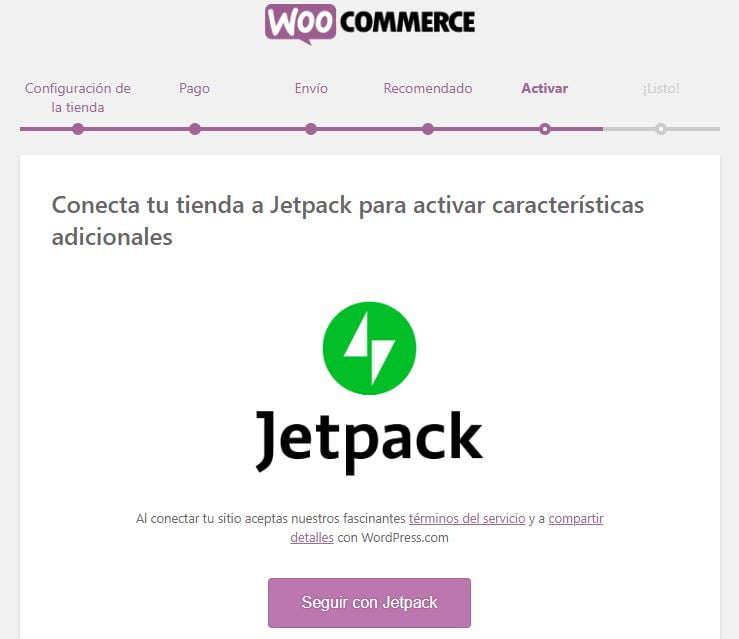 jetpack woocommerce