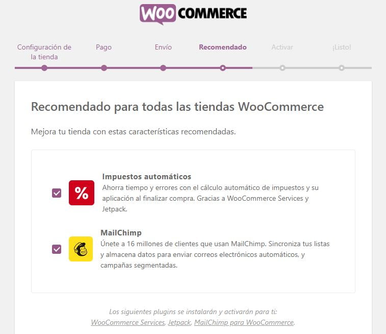 plugins recomendados woocommerce