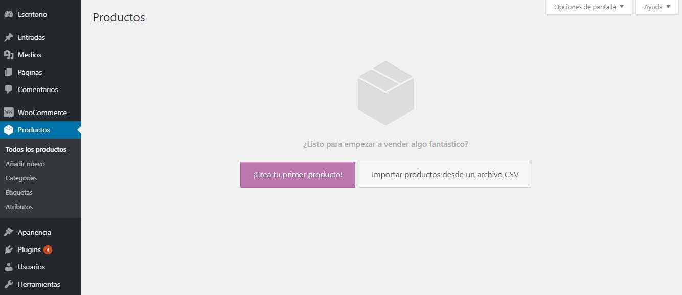 productos woocommerce