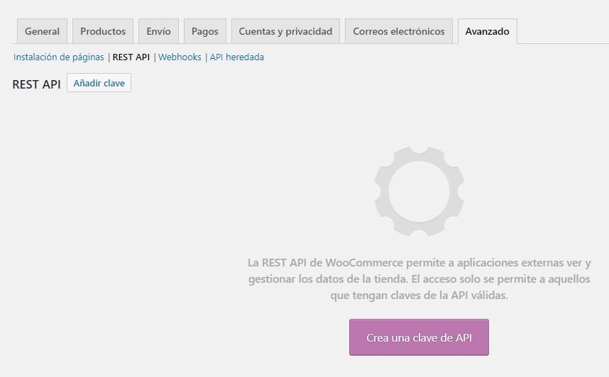 rest api woocommerce