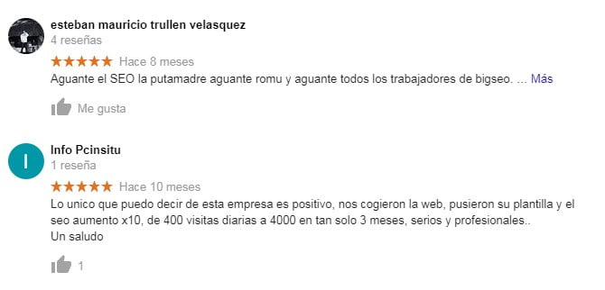 reseñas google my business reseñas seo local