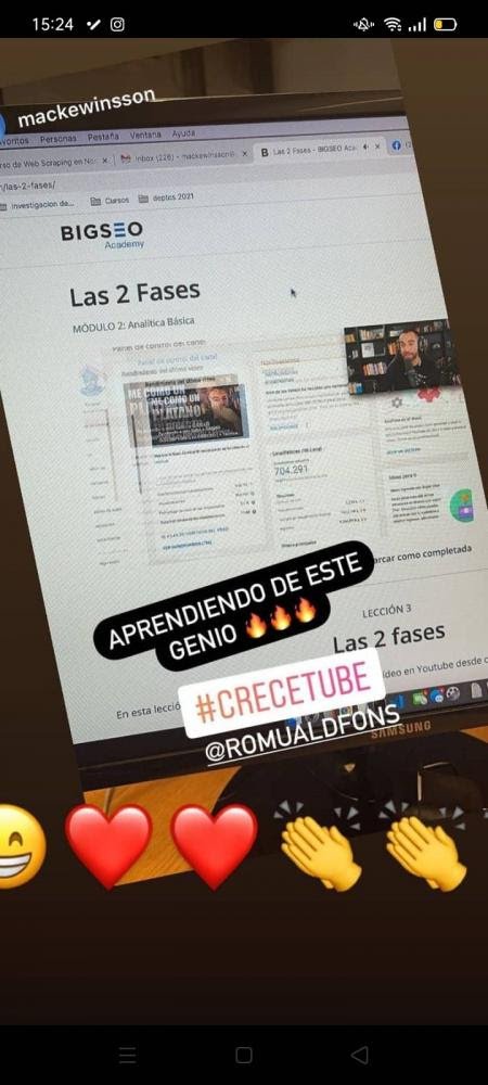 opiniones curso youtube crecetube Romuald Fons