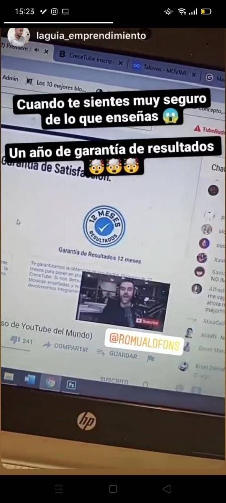 opinion crecetube curso youtube romuald fons